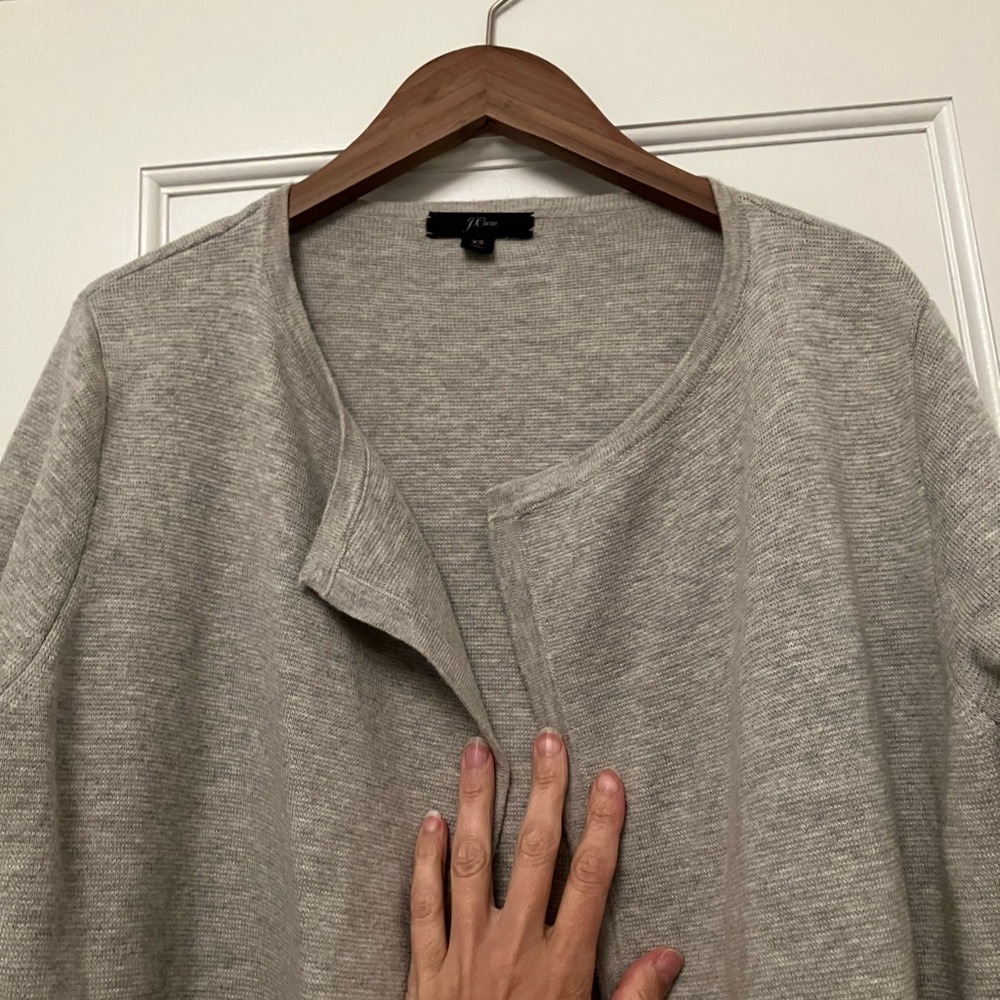 Jcrew wool sweater coat